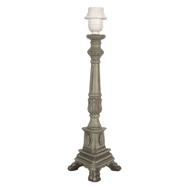 Clayre & Eef Base della lampada 14x14x42 cm Verde Legno
