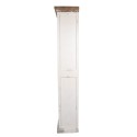 Clayre & Eef Boekenkast Verstelbare Planken 80x36x195 cm Wit Hout