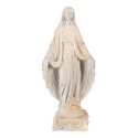 Clayre & Eef Decoratie Beeld Maria 17x12x41 cm Beige Keramisch materiaal