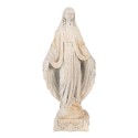 Clayre & Eef Decoratie Beeld Maria 17x12x41 cm Beige Keramisch materiaal