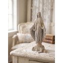 Clayre & Eef Decoratie Beeld Maria 17x12x41 cm Beige Keramisch materiaal