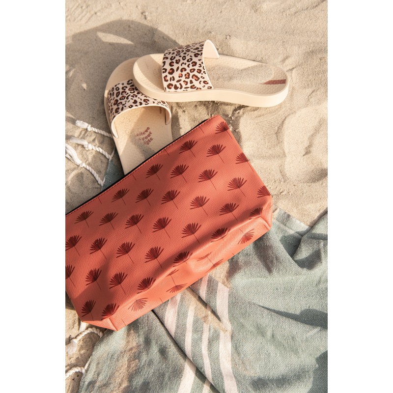 Juleeze Pochette da donna 26x6x16 cm Marrone Plastica