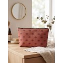 Juleeze Pochette da donna 26x6x16 cm Marrone Plastica
