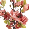 Clayre & Eef Kunstpflanze Magnolie 20x15x120 cm Orange Kunststoff