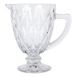 Clayre & Eef Decoratie Schenkkan 1000 ml Transparant Glas