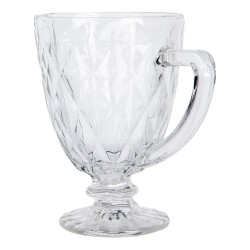 Clayre & Eef Decoratie Schenkkan 1000 ml Transparant Glas
