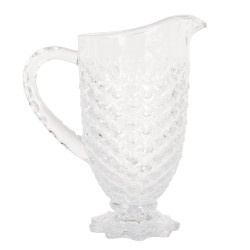 Clayre & Eef Decoratie Schenkkan 1100 ml Transparant Glas