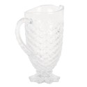 Clayre & Eef Decoratie Schenkkan 1100 ml Transparant Glas