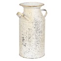 Clayre & Eef Decorative Milk Churn 15x11x23 cm Beige Grey Iron