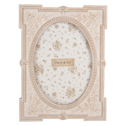 Clayre & Eef Bilderrahmen 13x18 cm Rosa Kunststoff
