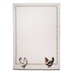 Clayre & Eef Torchon 50x70 cm Beige Coton