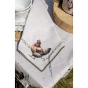 Clayre & Eef Tea Towel 50x70 cm Beige Cotton