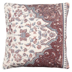 Clayre & Eef Cushion Cover 50x50 cm Pink Blue Cotton