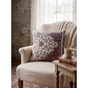 Clayre & Eef Kussenhoes 50x50 cm Roze Blauw Katoen