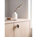 Clayre & Eef Door Knob Flower Ø 5x3 cm Beige Ceramic