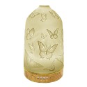 Clayre & Eef Diffusore di aromi Ø 9x17 cm Bianco Porcellana Farfalle