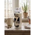 Clayre & Eef Borraccia 1000 ml Trasparente Plastica Mucca
