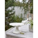 Clayre & Eef Vogelvoederbak Vogel 14x12x11 cm Wit Metaal