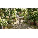 Clayre & Eef Teekanne mit Filter 700 ml Grün Keramik Blumen