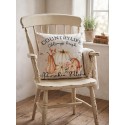 Clayre & Eef Federa per cuscino 45x45 cm Beige Poliestere Zucca