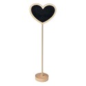 Clayre & Eef Kreidetafel 8x5x27 cm Schwarz Holz