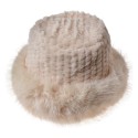 Clayre & Eef Mütze Damen Beige Synthetisch