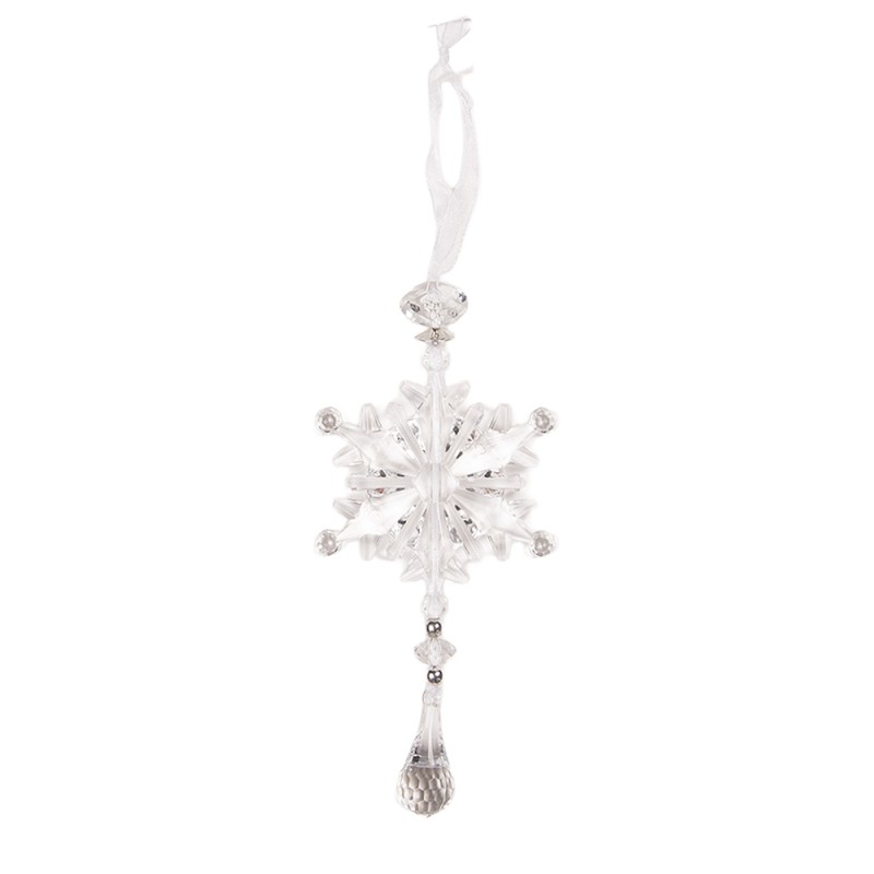 Clayre & Eef Pendant 7x2x15 cm Transparent Plastic