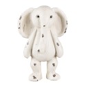 Clayre & Eef Statuetta Elefante 5x4x10 cm Beige Marrone Poliresina