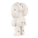 Clayre & Eef Statuetta Elefante 5x4x10 cm Beige Marrone Poliresina