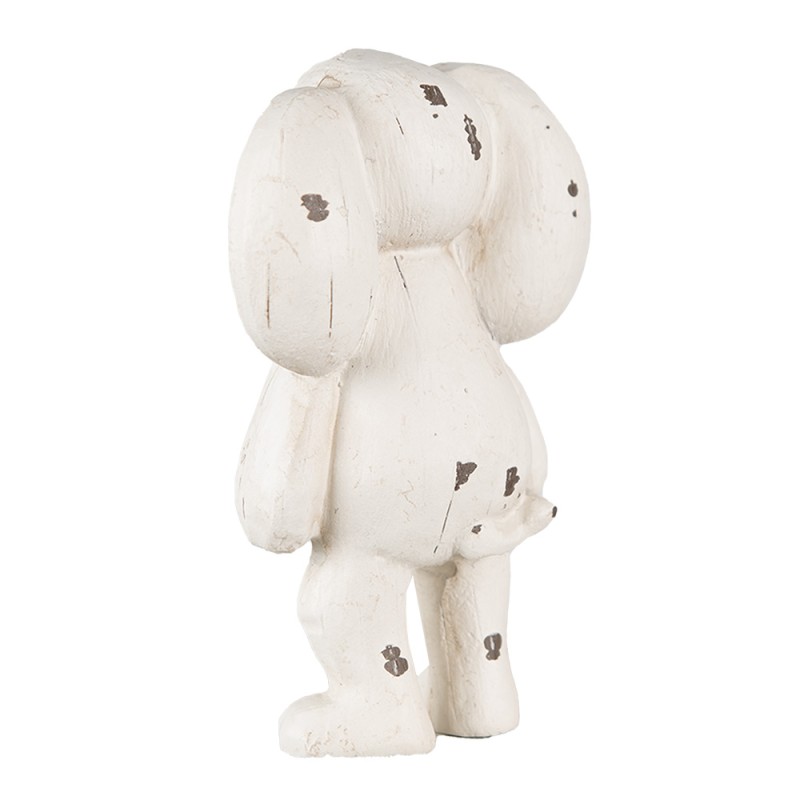 Clayre & Eef Statuetta Elefante 5x4x10 cm Beige Marrone Poliresina