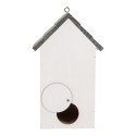 Clayre & Eef Birdhouse 15x10x22 cm White Wood