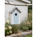 Clayre & Eef Birdhouse 15x10x22 cm White Wood