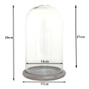Clayre & Eef Cloche Ø 17x29 cm Glass