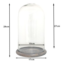 Clayre & Eef Campana Ø 17x29 cm Vetro