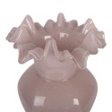 Clayre & Eef Vase Ø 14x25 cm Rosa Glas