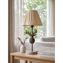 Clayre & Eef Socle de la lampe Ø 20x46 cm Marron Fer Cerf