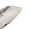 Clayre & Eef Federa per cuscino 45x45 cm Beige Nero Poliestere Gallo