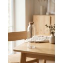 Clayre & Eef Decoratie Fles Ø 5x19 cm Transparant Glas