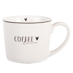 Clayre & Eef Mok 275 ml Wit Porselein Hart