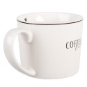 Clayre & Eef Mug 275 ml White Porcelain Heart