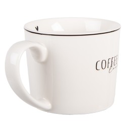 Clayre & Eef Mok 275 ml Wit Porselein Hart