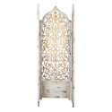 Clayre & Eef Room Divider 124x186 cm White Gold colored Wood