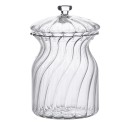 Clayre & Eef Coperchio del barattolo di stoccaggio Ø 9x15 cm Vetro
