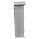 Clayre & Eef Buca delle lettere 26x10x31 cm Grigio Bianco Metallo Fiori