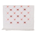 Clayre & Eef Guest Towel 40x66 cm White Cotton