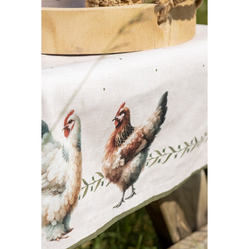 Clayre & Eef Presina da forno 18x30 cm Beige Cotone