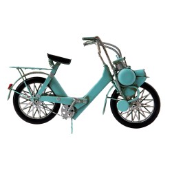 Clayre & Eef Décoration Miniatures Moteur 27x9x17 cm Bleu Fer