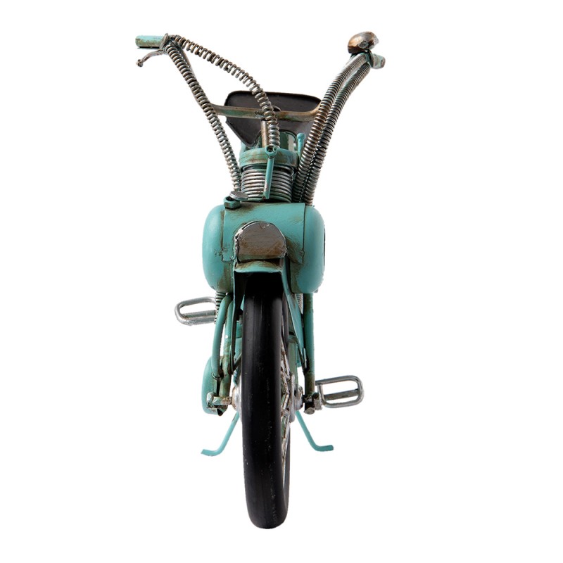 Clayre & Eef Dekorative Miniatur Motor 27x9x17 cm Blau Eisen