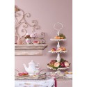 Clayre & Eef Tasse 200 ml Beige Rosa Porzellan Blumen