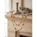 Clayre & Eef Décoration Guirlande de Noël Ø 2x180 cm Couleur argent Métal